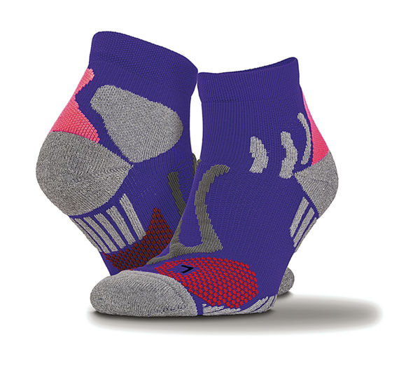 Chaussettes personnalisées | Technical Compression Sports Socks Purple
