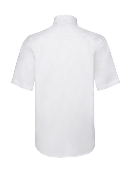 Chemise homme manches courtes oxford personnalisée | Oxford Shirt Short Sleeve White