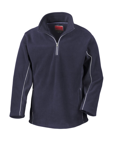 Polaire personnalisé manches longues | Tech3™ Sport 1/4 Zip Sweater Navy