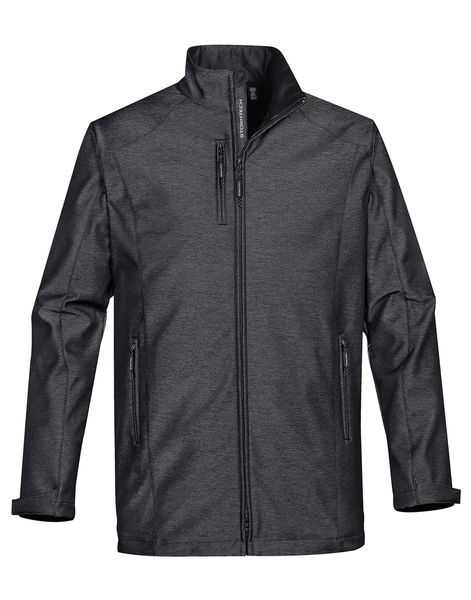 Softshell publicitaire homme manches longues | Harbour Softshell Charcoal Twill