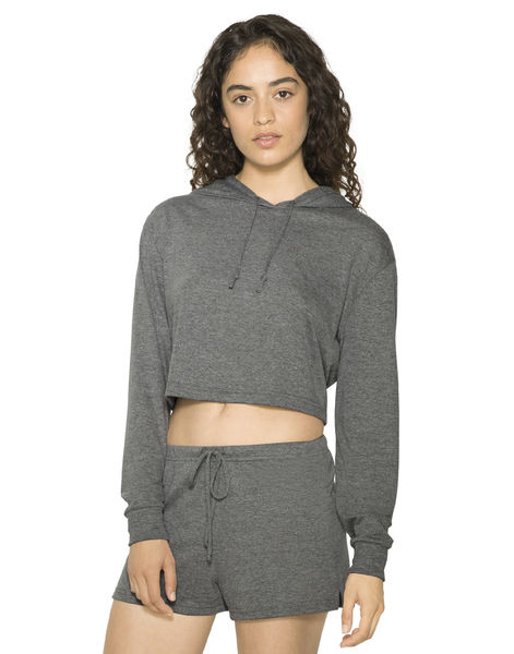 Sweatshirt publicitaire femme manches longues avec capuche | Higgins Athletic Grey
