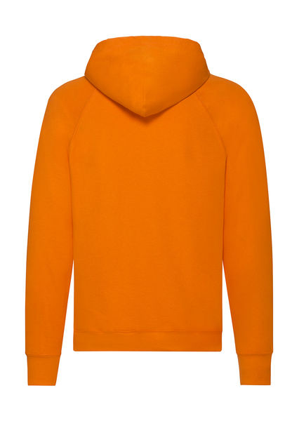 Sweatshirt publicitaire homme manches longues avec capuche | Lightweight Hooded Sweat Orange