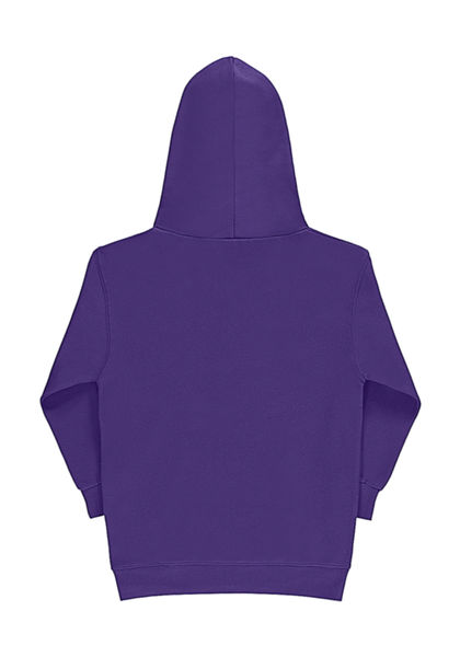 Sweatshirt publicitaire enfants manches longues avec capuche | Ringway Purple