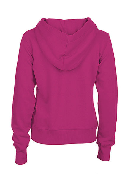 Sweatshirt publicitaire femme manches longues avec capuche | Active Sweatjacket Women Sweet Pink