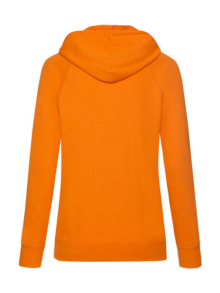Sweatshirt personnalisé femme manches longues avec capuche | Ladies Lightweight Hooded Sweat Orange