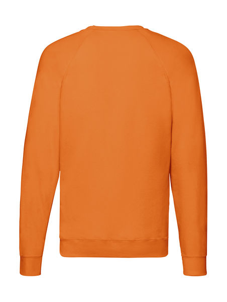 Sweatshirt publicitaire homme manches longues raglan | Lightweight Raglan Sweat Orange