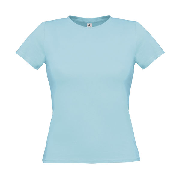 T-shirt publicitaire femme petites manches | Women-Only Turquoise