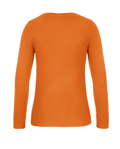 T-shirt manches longues femme personnalisé | #E150 LSL  women Orange