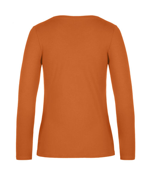 T-shirt manches longues femme publicitaire | #E190 LSL  women Urban Orange