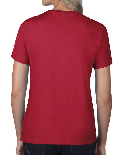 T-shirt femme col rond premium publicitaire | Lachute Red