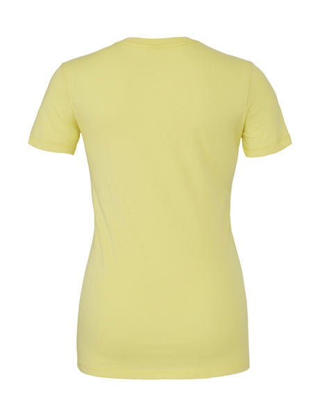T-shirt femme col rond publicitaire | Elnath Yellow