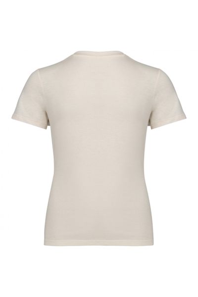 T-shirt publicitaire coton bio à épaules tombantes enfant Ivory