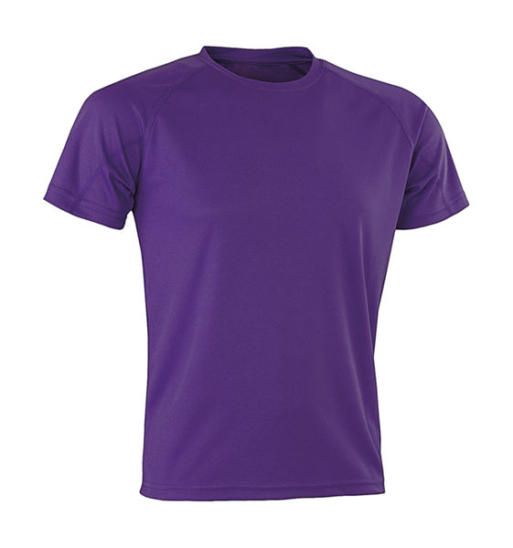 T-shirt publicitaire manches courtes raglan | Aircool Purple