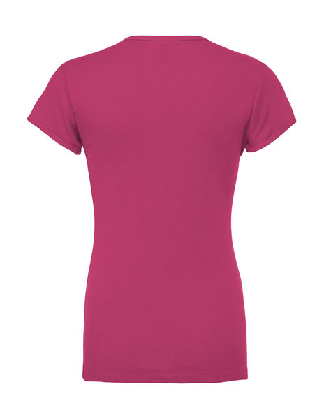 T-shirt publicitaire femme petites manches cintré | Mimosa Berry