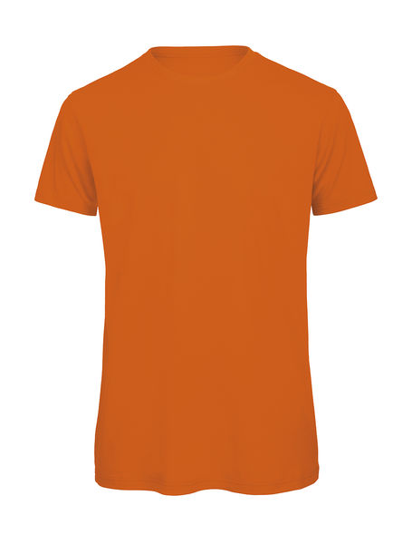 T-shirt organic col rond homme publicitaire | Inspire T men Orange