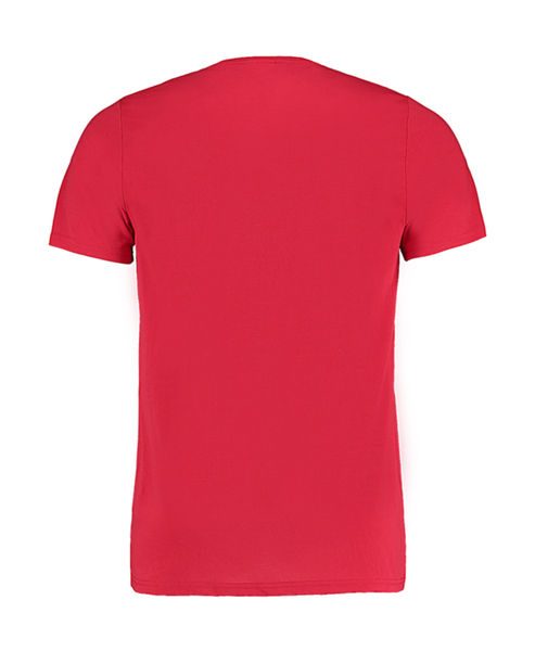 T-shirt publicitaire homme manches courtes cintré | Buckland Red