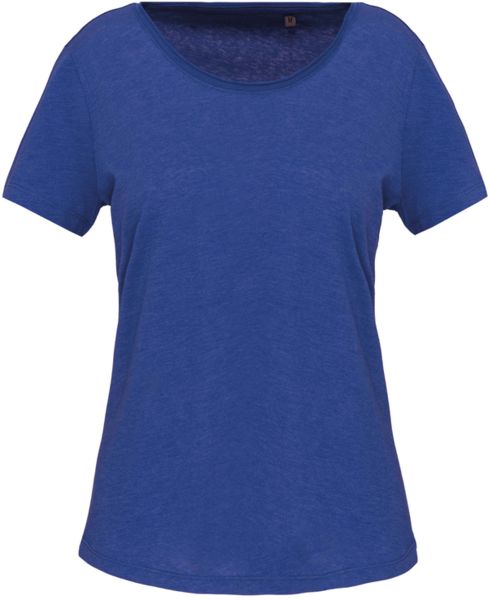 Tee-shirt personnalisé | Asim Ocean blue heather
