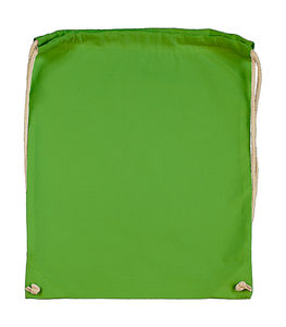 Sac à dos publicitaire | Cotton Drawstring Backpack Light Green