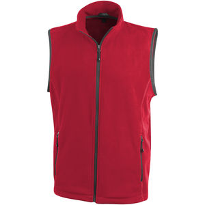 Bodywarmer personnalisé micro polaire Tyndall Rouge