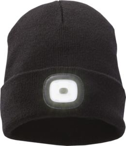 Bonnet personnalisé LED bonnet en tricot Mighty  Noir