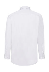Chemise publicitaire homme manches longues popeline | Poplin Shirt Long Sleeve White