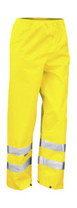 Pantalon high viz publicitaire | High Profile Rain Fluorescent Yellow