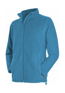 Polaire personnalisée homme manches longues | Active Fleece Jacket Men Hawaii Blue