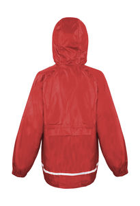 Veste personnalisée enfant manches longues raglan | CORE Junior Microfleece Lined Red