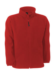Veste micropolaire windprotek personnalisée | WindProtek Waterproof Fleece Jacket Red