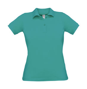 Polo femme publicitaire | Safran Pure women Polo Real Turquoise
