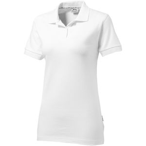 Polo publicitaire manches courtes femme Forehand Blanc
