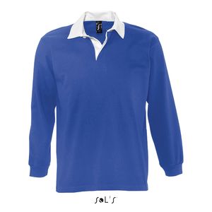 Polo publicitaire rugby homme bicolore | Pack Bleu royal