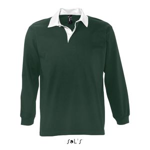 Polo publicitaire rugby homme bicolore | Pack Vert foncé