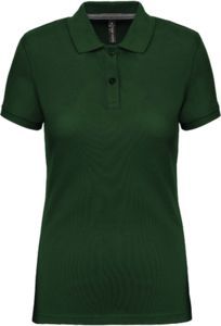 Polo femme publicitaire | Kuno Forest Green