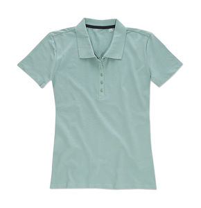 Polo publicitaire femme manches courtes | Hanna Polo Women Frosted blue
