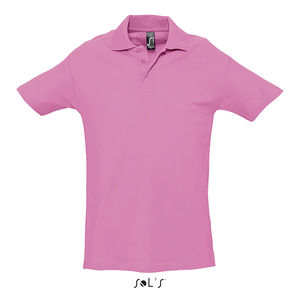 Polo publicitaire homme | Spring II Rose orchidée