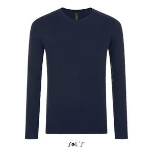 Pull personnalisé col v homme | Glory Men French marine