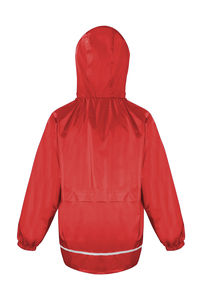 Veste personnalisée manches longues raglan avec capuche | CORE Microfleece Lined Red