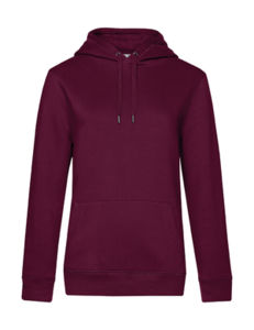Sweatshirt personnalisable | Queen Hooded Dark cherry