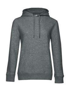 Sweatshirt personnalisable | Queen Hooded Heather mid grey