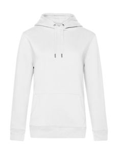 Sweatshirt personnalisable | Queen Hooded White