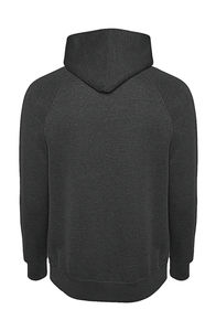 Sweatshirt publicitaire unisexe manches longues avec capuche | Media Hoodie Heather Black