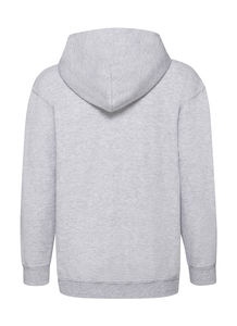 Sweat-shirt enfant zippé à capuche publicitaire | Kids Classic Hooded Sweat Jacket Heather Grey