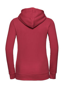 Sweatshirt publicitaire femme manches longues avec capuche | Fray Bentos Classic Red