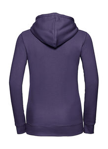 Sweatshirt publicitaire femme manches longues avec capuche | Fray Bentos Purple