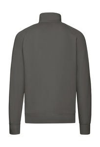 Sweatshirt personnalisé homme manches longues raglan | Lightweight Zip Neck Sweat Light Graphite