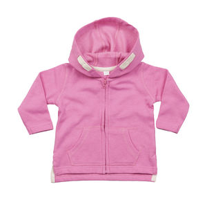 Sweatshirt personnalisé manches longues avec capuche | Flora Bubble Gum Pink
