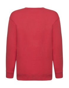Sweatshirt publicitaire enfants manches longues | Kids Premium Set-In Sweat Red