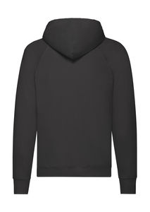 Sweatshirt publicitaire homme manches longues avec capuche | Lightweight Hooded Sweat Black