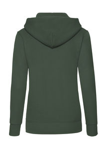 Sweatshirt publicitaire femme manches longues avec capuche | Ladies Classic Hooded Sweat Bottle Green